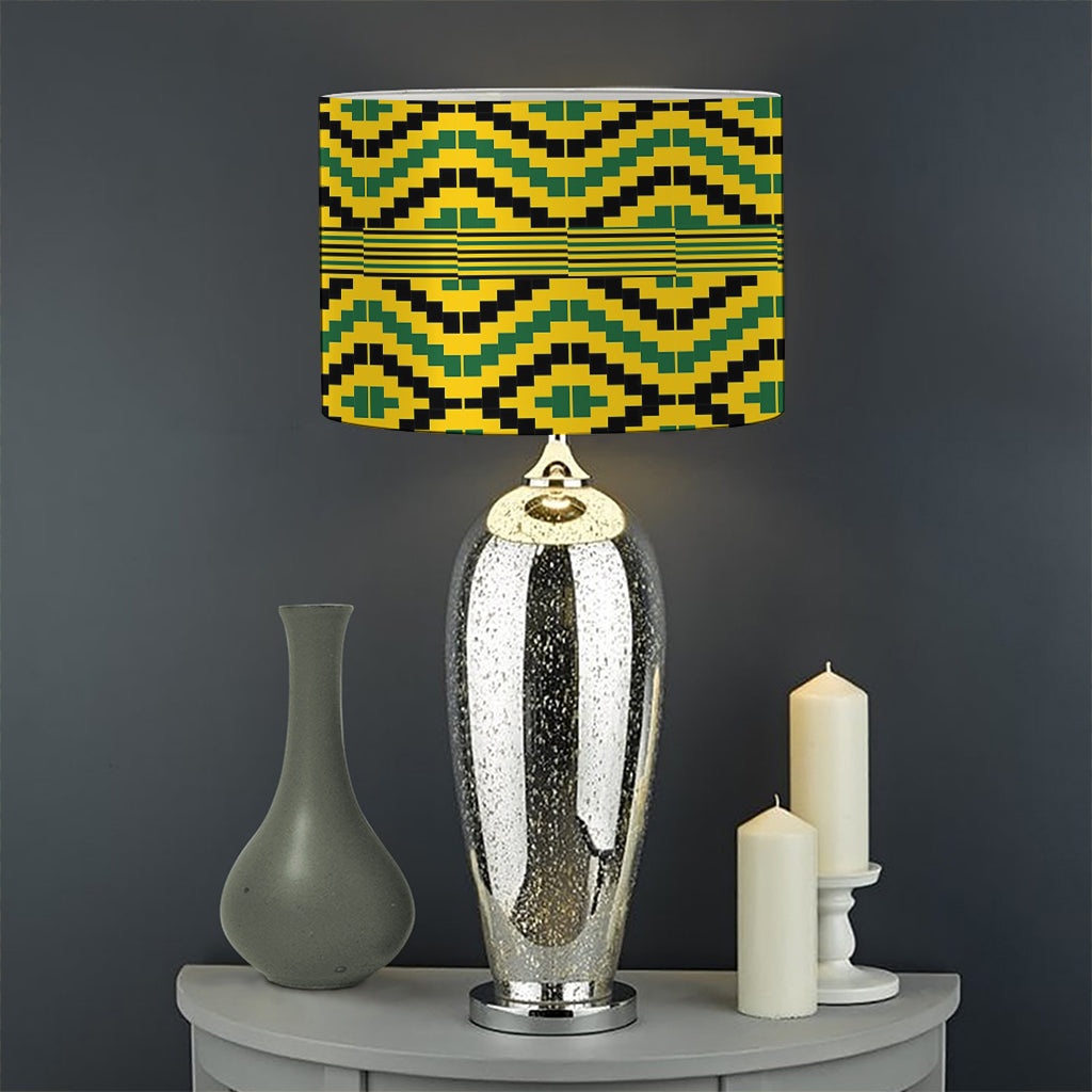 Kente African Pattern Print Drum Lamp Shade