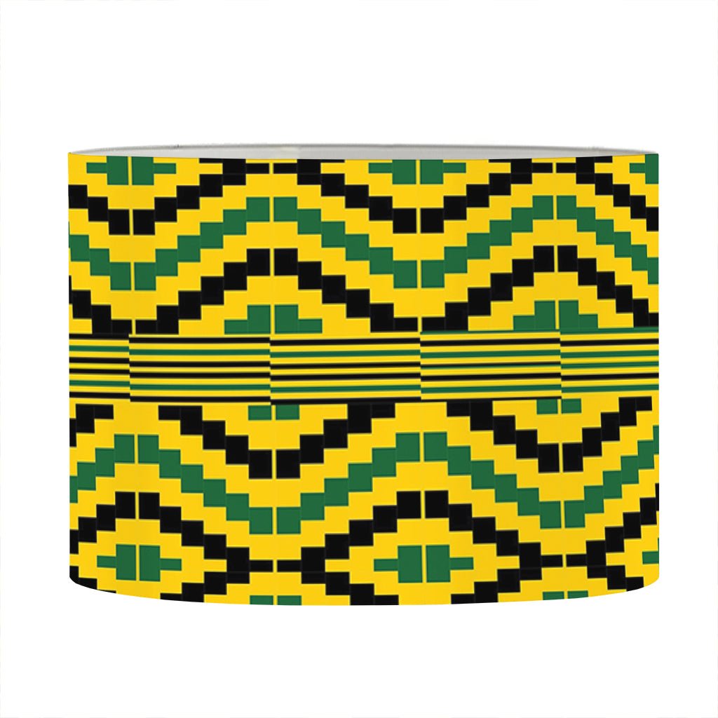 Kente African Pattern Print Drum Lamp Shade