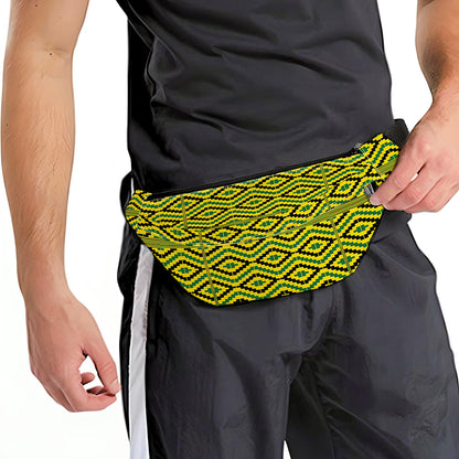 Kente African Pattern Print Fanny Pack