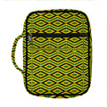 Kente African Pattern Print Front Pocket Bible Bag