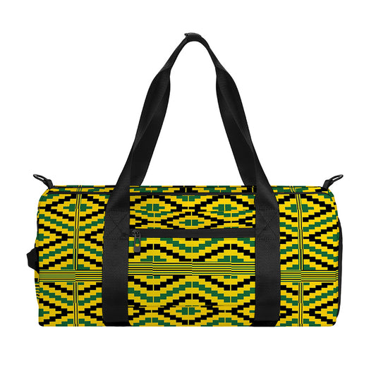 Kente African Pattern Print Gym Bag