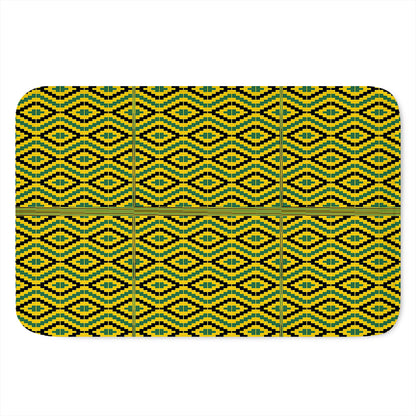 Kente African Pattern Print Indoor Door Mat