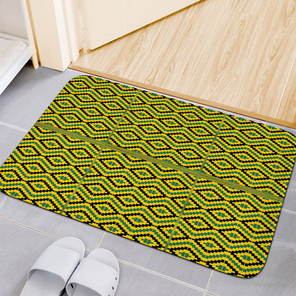 Kente African Pattern Print Indoor Door Mat
