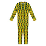 Kente African Pattern Print Jumpsuit