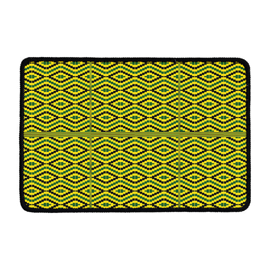 Kente African Pattern Print Kitchen Mat