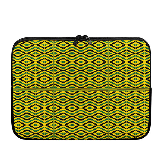 Kente African Pattern Print Laptop Sleeve