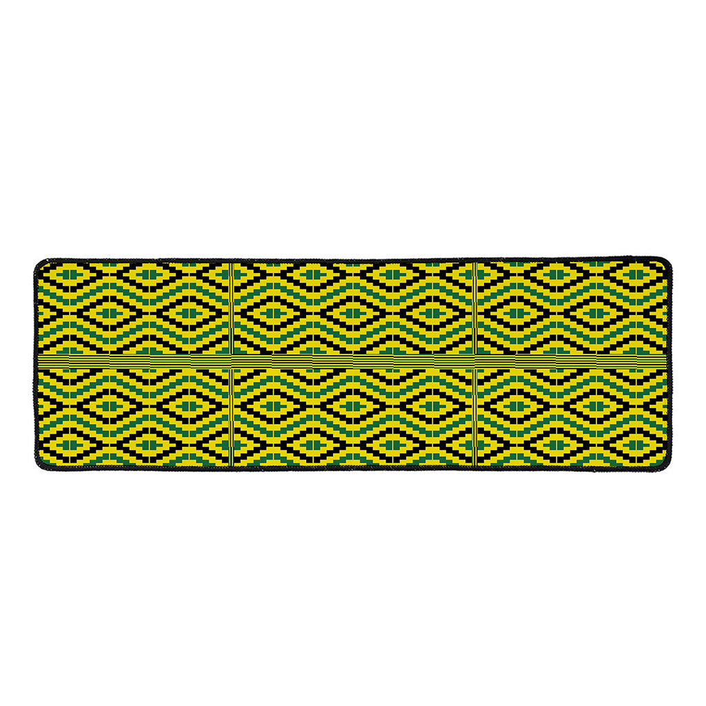 Kente African Pattern Print Long Kitchen Mat