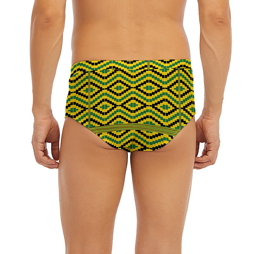 Kente African Pattern Print Men's Briefs