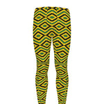 Kente African Pattern Print Men's leggings