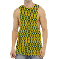 Kente African Pattern Print Men's Muscle Tank Top