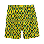 Kente African Pattern Print Men's Sports Shorts