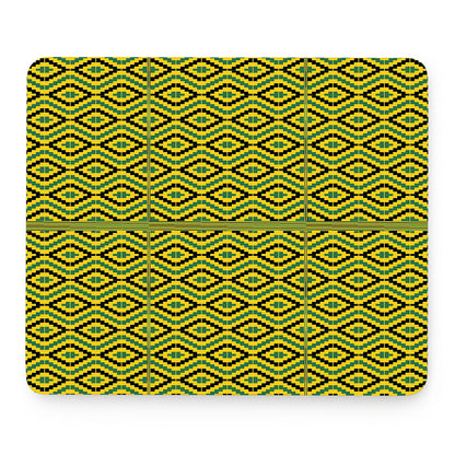 Kente African Pattern Print Mouse Pad