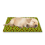 Kente African Pattern Print Pet Cooling Mat Cover