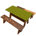 Kente African Pattern Print Picnic Table Cover