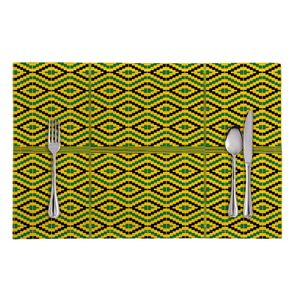 Kente African Pattern Print Placemat