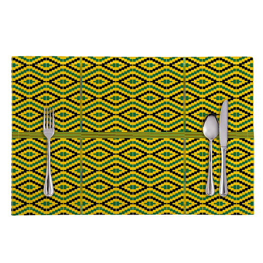 Kente African Pattern Print Placemat