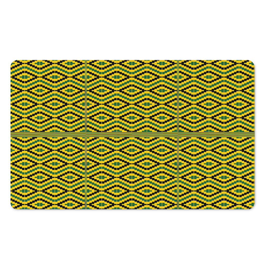 Kente African Pattern Print Polyester Doormat