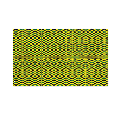 Kente African Pattern Print Polyester Flag