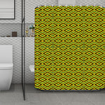 Kente African Pattern Print Polyester Shower Curtain