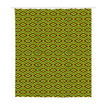 Kente African Pattern Print Polyester Shower Curtain