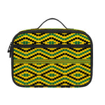 Kente African Pattern Print Portable Lunch Bag