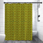 Kente African Pattern Print Premium Shower Curtain