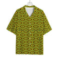 Kente African Pattern Print Rayon Hawaiian Shirt