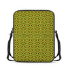 Kente African Pattern Print Rectangular Crossbody Bag