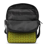 Kente African Pattern Print Rectangular Crossbody Bag