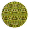Kente African Pattern Print Round Blanket