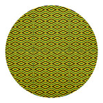Kente African Pattern Print Round Blanket