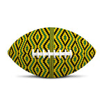 Kente African Pattern Print Rugby Ball