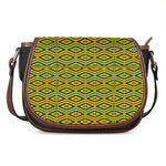 Kente African Pattern Print Saddle Bag
