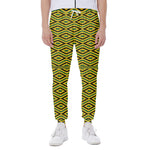 Kente African Pattern Print Scuba Joggers