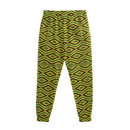 Kente African Pattern Print Sweatpants
