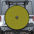 Kente African Pattern Print Tire Cover With Camera Hole