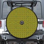 Kente African Pattern Print Tire Cover With Camera Hole