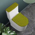 Kente African Pattern Print Toilet Lid And Tank Cover Set