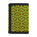 Kente African Pattern Print Trifold Wallet