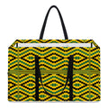 Kente African Pattern Print Utility Tote Bag