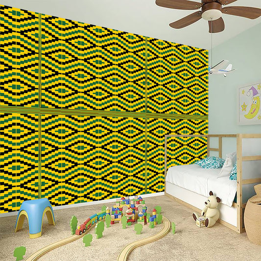 Kente African Pattern Print Wall Sticker