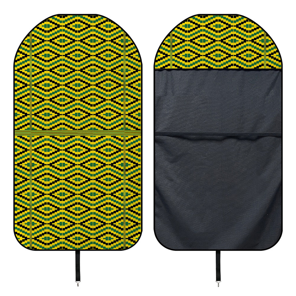 Kente African Pattern Print Waterproof Car Seat Cover