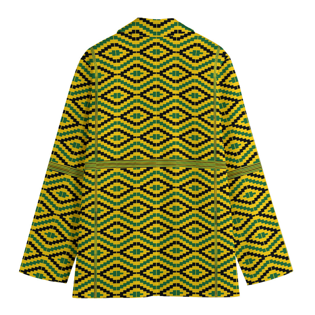 Kente African Pattern Print Women's Blazer