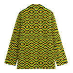 Kente African Pattern Print Women's Blazer