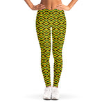 Kente African Pattern Print Women's Leggings