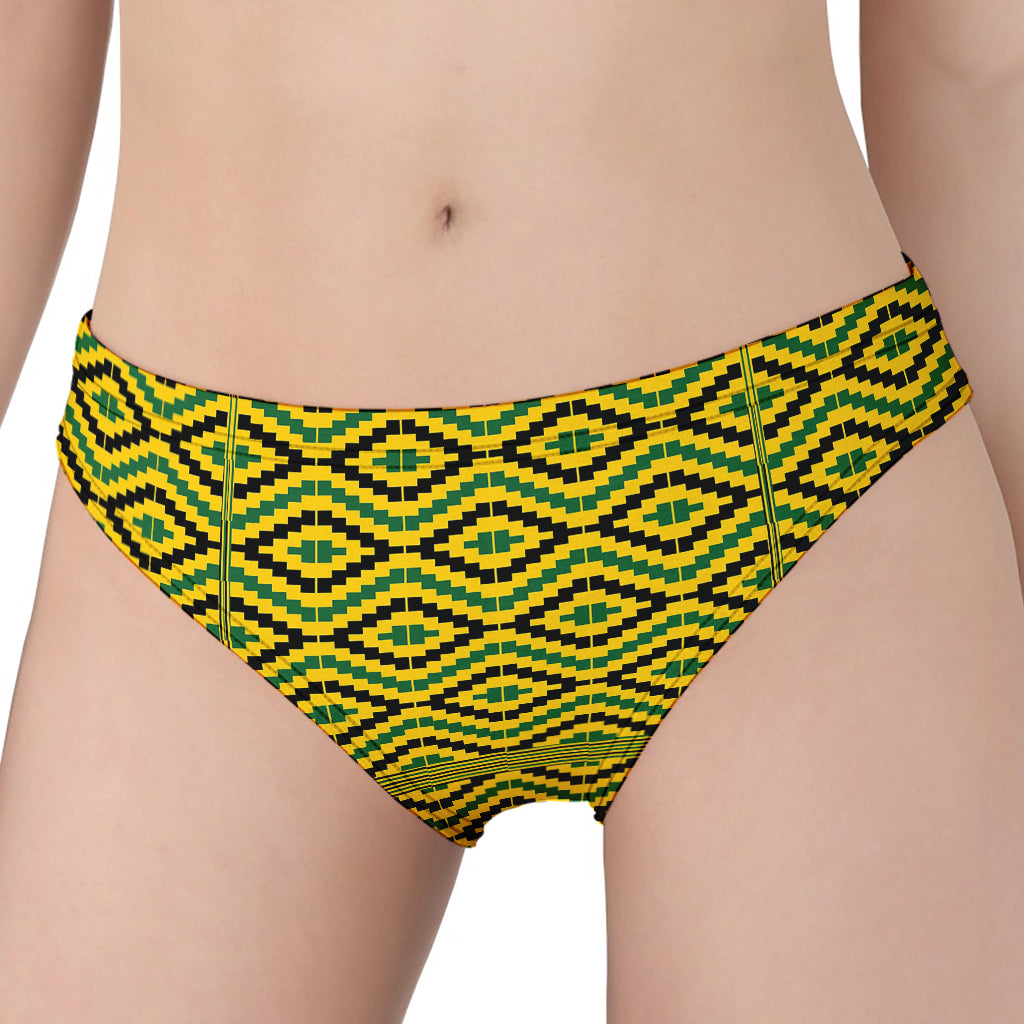 Kente African Pattern Print Women's Panties