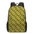 Kente Ethnic Pattern Print 17 Inch Backpack