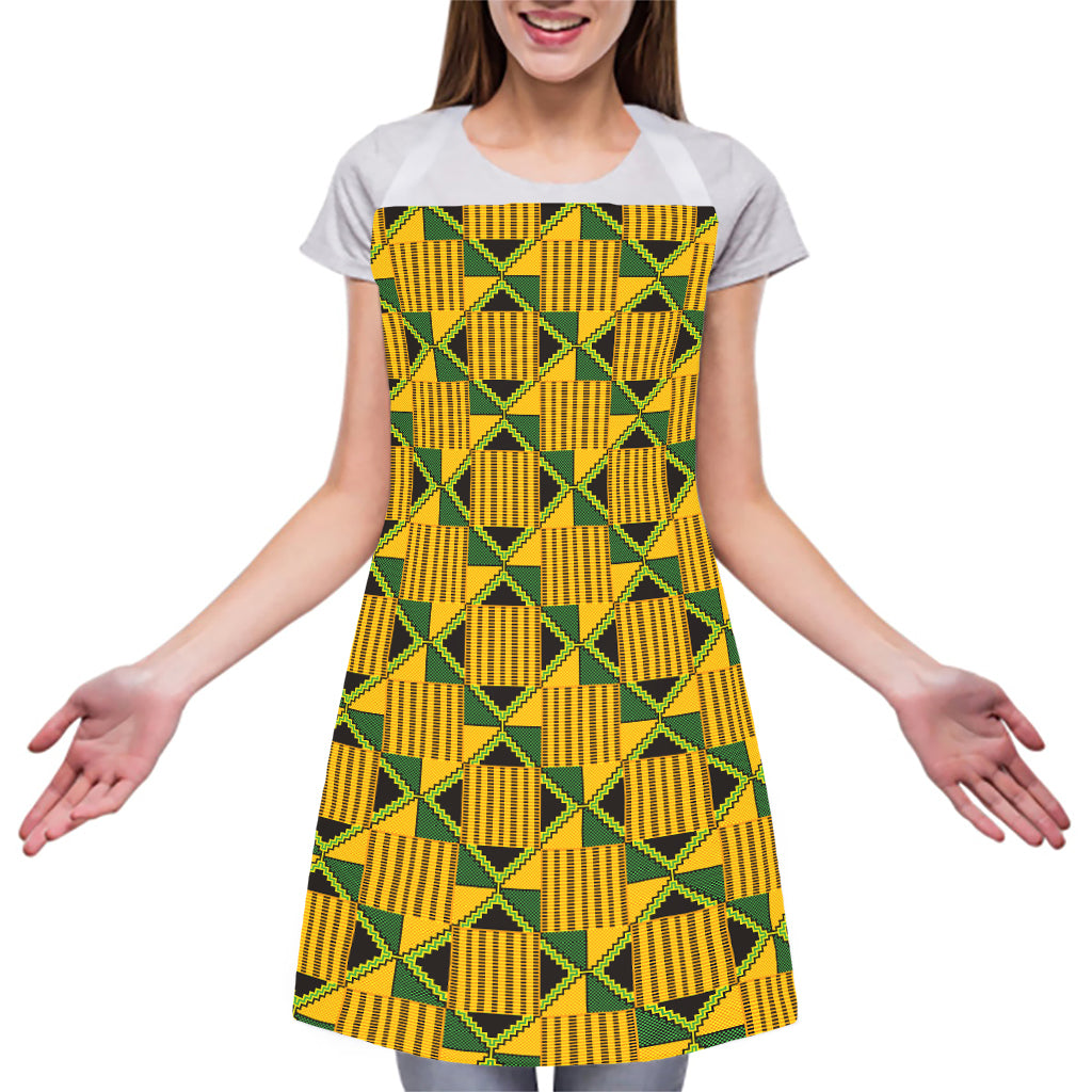Kente Ethnic Pattern Print Adjustable Apron