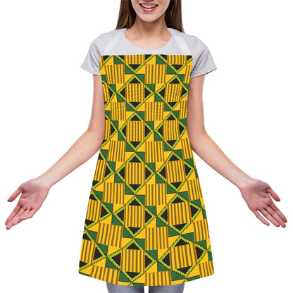Kente Ethnic Pattern Print Adjustable Apron