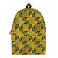 Kente Ethnic Pattern Print School Backpack